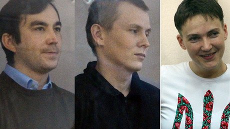 2 Russians on plane to Moscow after reported swap for Ukraine’s Savchenko – RT sources
