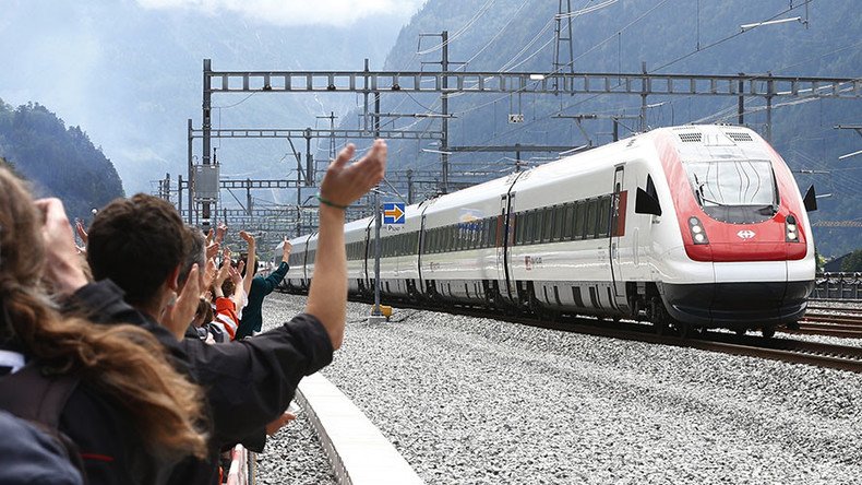 World's longest rail tunnel opens through Swiss Alps (PHOTOS, VIDEOS)