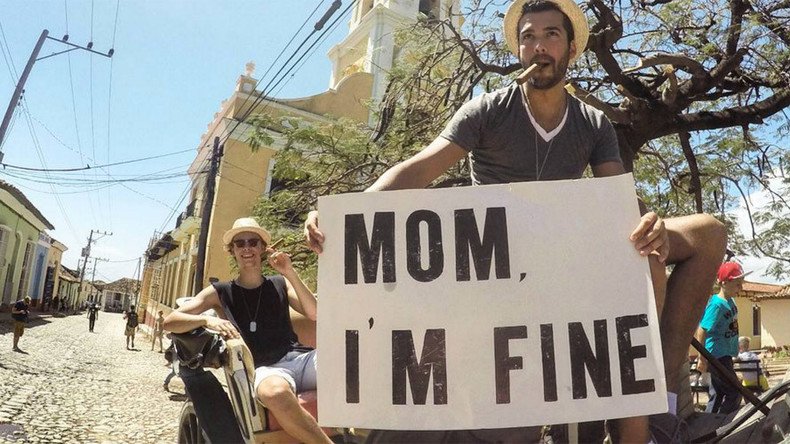‘Mom, I’m fine’: Traveler gets Instagram account to reassure his family