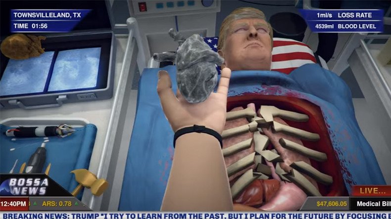 ‘Inside Donald Trump’: New game lets you perform ‘surgery’ on presidential hopeful (VIDEO)
