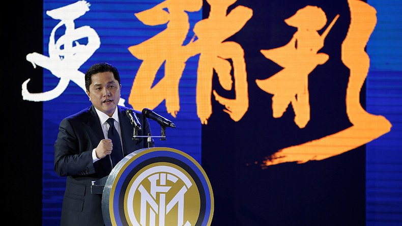 Chinese electronics giant buys majority stake in Inter Milan