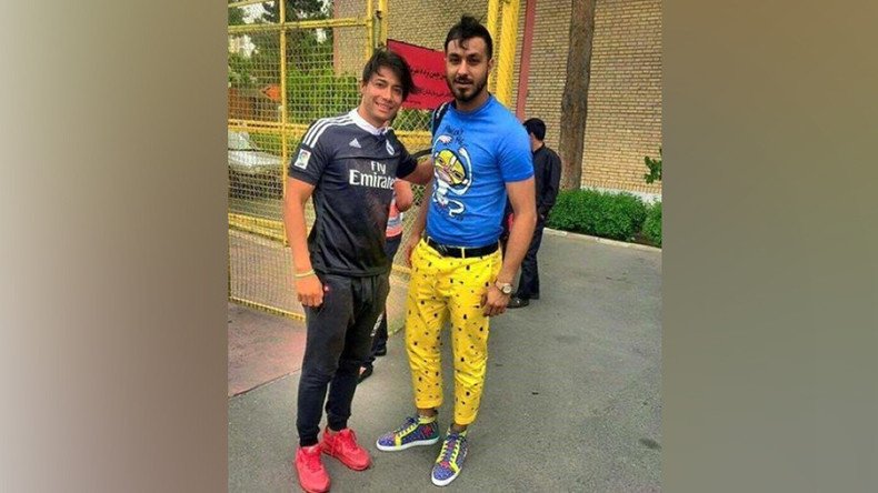 Iranian soccer star banned for wearing yellow ‘SpongeBob’ pants