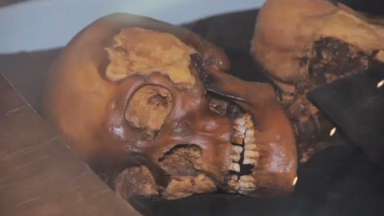 Display of doom? ‘Cursed’ mummy returns to Siberia for exhibition (VIDEO)