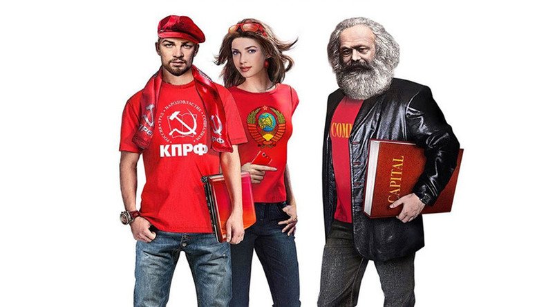 Sexy Lenin & e-smoking Stalin spearhead Russian Communist Party election drive (IMAGES)