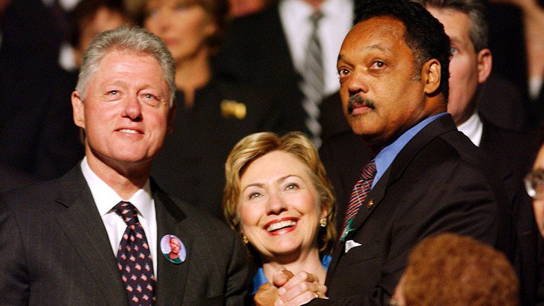Jesse Jackson endorses Clinton despite controversial civil rights record