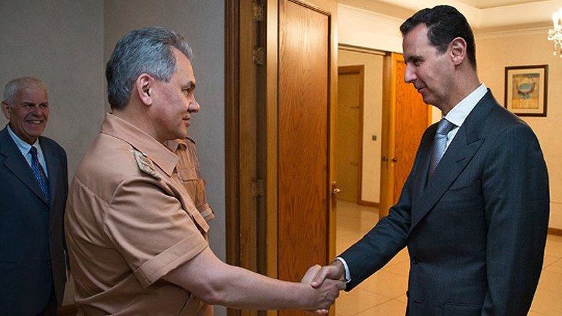 Russian defense minister meets Assad, inspects Khmeimim airbase in Syria