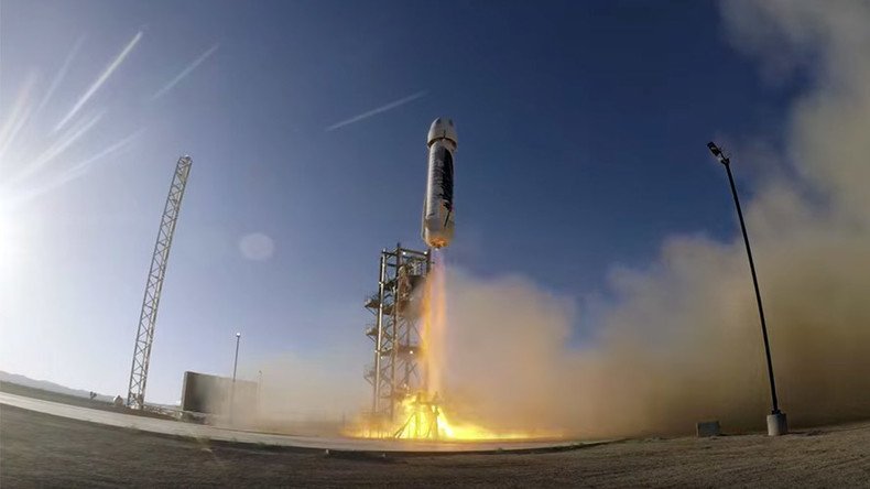 Blue Origin rocket completes 'picture perfect' 4th test launch and landing (VIDEO, PHOTOS)