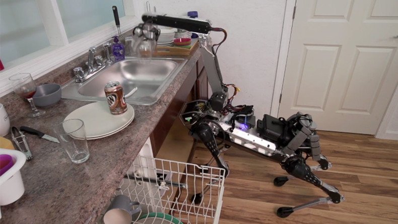 ‘Doggie droid’ does dishes, climbs stairs - but don’t ask it for a drink (VIDEO)