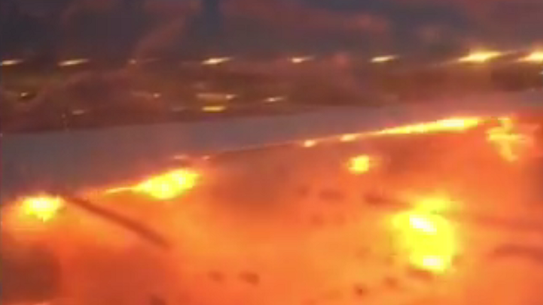 ‘Near death experience’: Singapore Airlines jet bursts into flames on emergency landing (VIDEO)