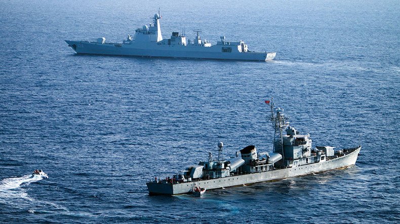 What tensions? Chinese ships join US Navy in massive Pacific exercise