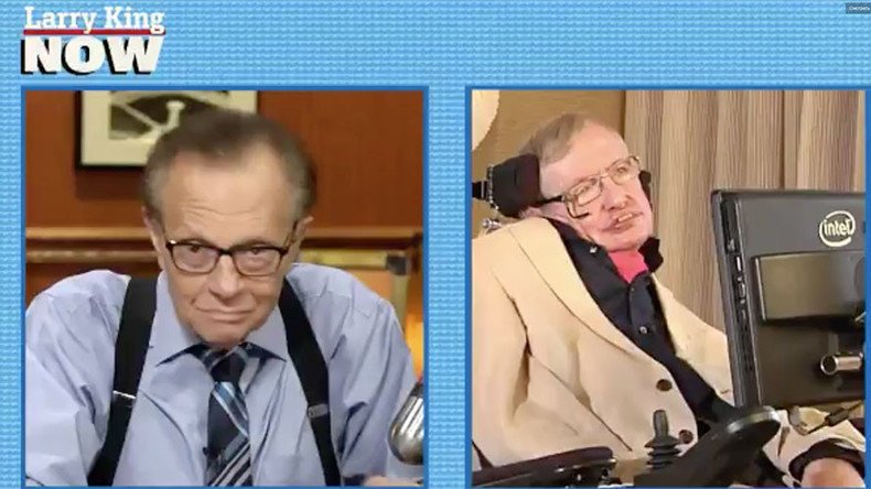 People, ever more greedy and stupid, destroy the world - Stephen Hawking to Larry King