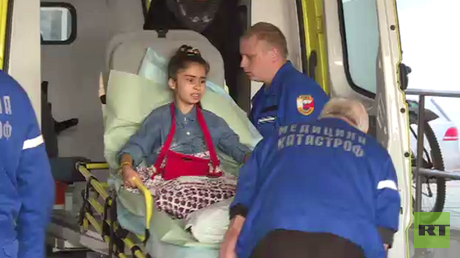 10-yo Syrian girl to be operated on in Moscow after losing legs in Aleppo terrorist attack 