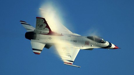 Thunderbird jet crashes just after Air Force Academy graduation flyover