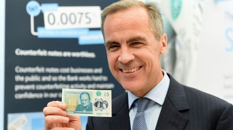 UK unveils first plastic banknote 