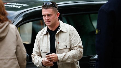 Far-right’s Tommy Robinson gets football ban for waving ‘F**k ISIS’ flag at Euro 2016