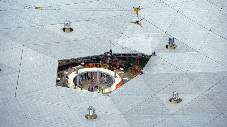 China to ‘eavesdrop’ on alien life with giant, multimillion dollar radio telescope (VIDEO)