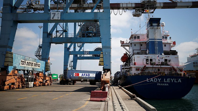 Turkish aid ship reaches Gaza following reconciliation deal with Israel