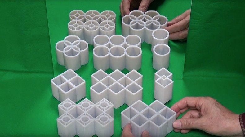 Shape-shifting cylinders: Epic optical illusion mystifies the internet (VIDEO)