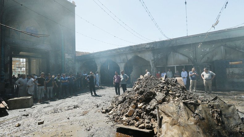 35 dead & over 60 wounded in triple ISIS attack on Shiite holy site outside Baghdad – reports