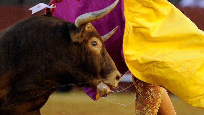 Spanish bullfighter gored to death in ring first time in over 20 years