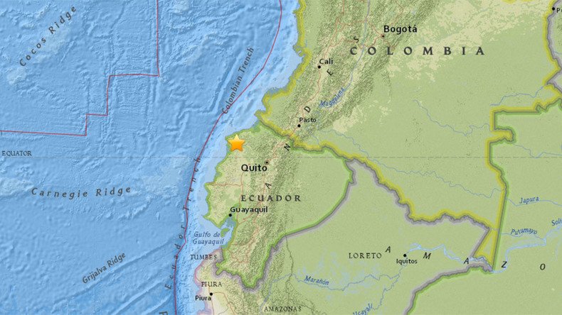 Powerful twin earthquake strikes Ecuador’s coast