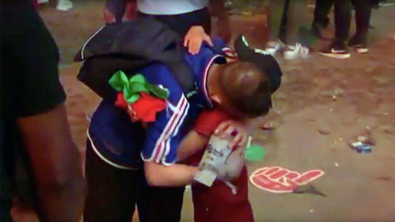This video will move you to tears: Portuguese boy consoles heartbroken French fan 