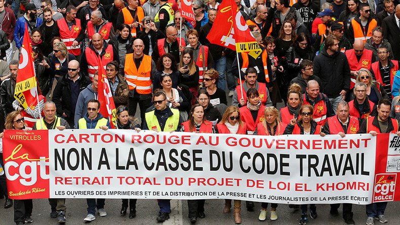 French govt pushes ‘progressive’ labor bill through parliament without vote for 3rd time