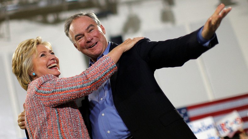 Hillary Clinton announces Tim Kaine as vice-presidential running mate