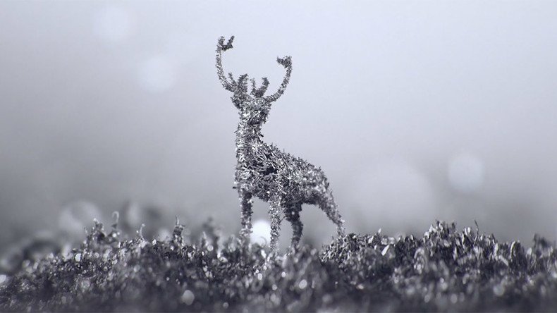 Who knew iron filings and magnets could be so creepy? (VIDEO)