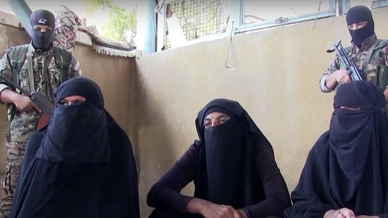 ISIS fighters captured while fleeing besieged town dressed as women (VIDEO)