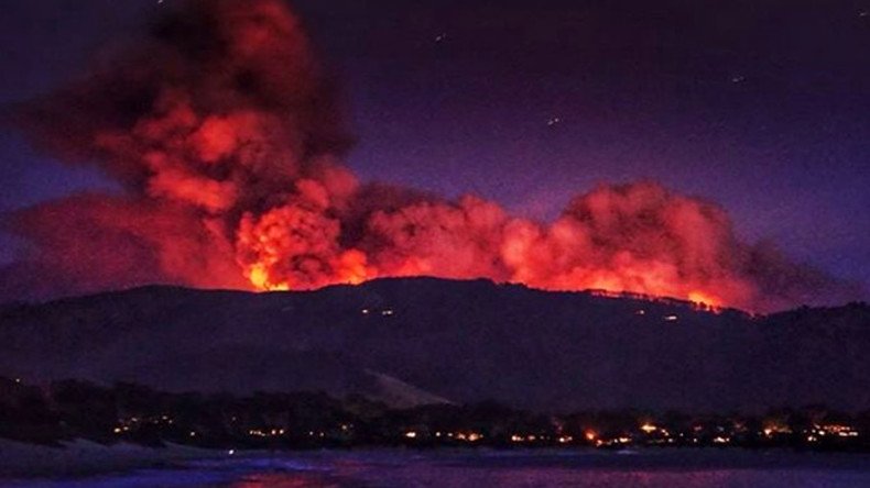 Burned body found at California ‘Sand Fire’ site as raging flames consume 20k acres (PHOTOS, VIDEOS)