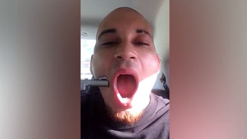 Shooting your mouth off: Rapper blasts himself in face for publicity (GRAPHIC VIDEO)