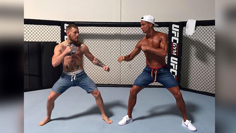 ‘He’s an animal’: McGregor faces Ronaldo in UFC Octagon