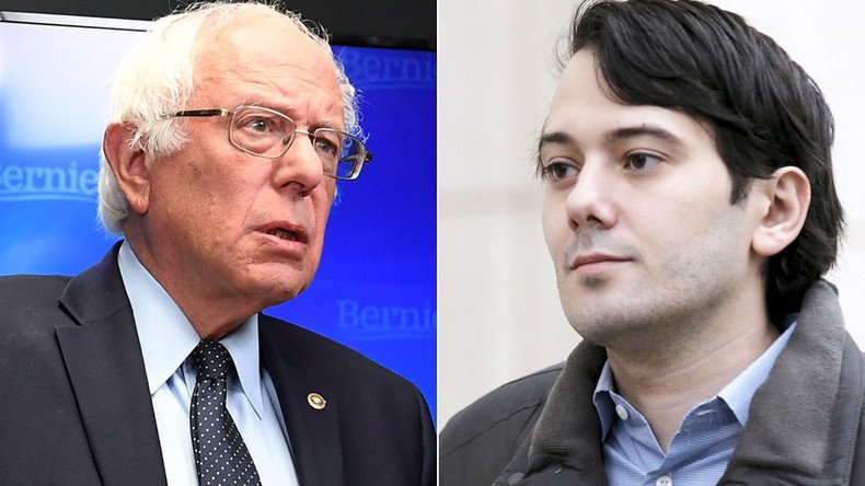 Big Pharma boss Shkreli attacks Bernie Sanders on Twitter, senator fails to take bait