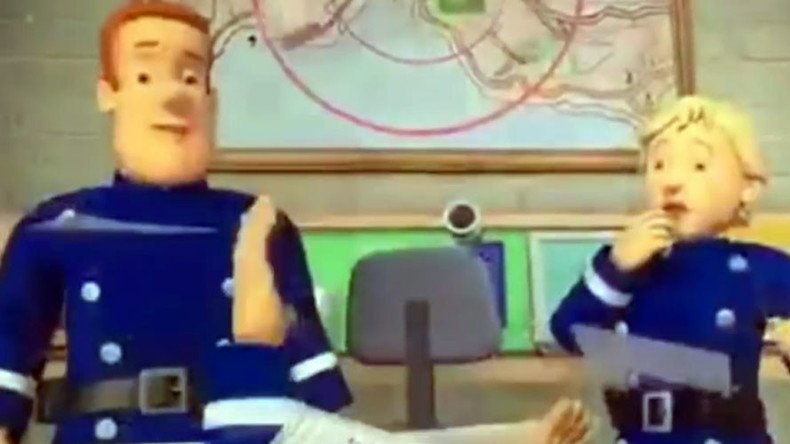 Children's TV show ‘Fireman Sam’ feels the heat after character treads on Koran (VIDEO)