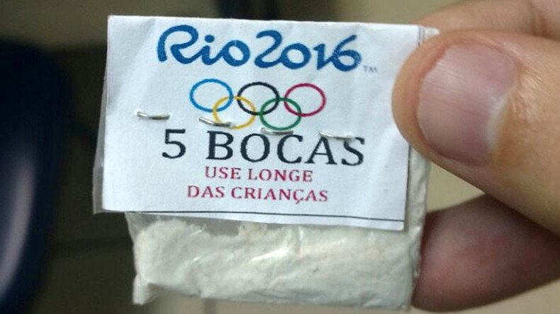 Rio police discover Olympic-branded drugs as crime concerns grow