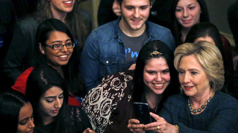 Clinton’s support drops 16% among youth in one year – poll