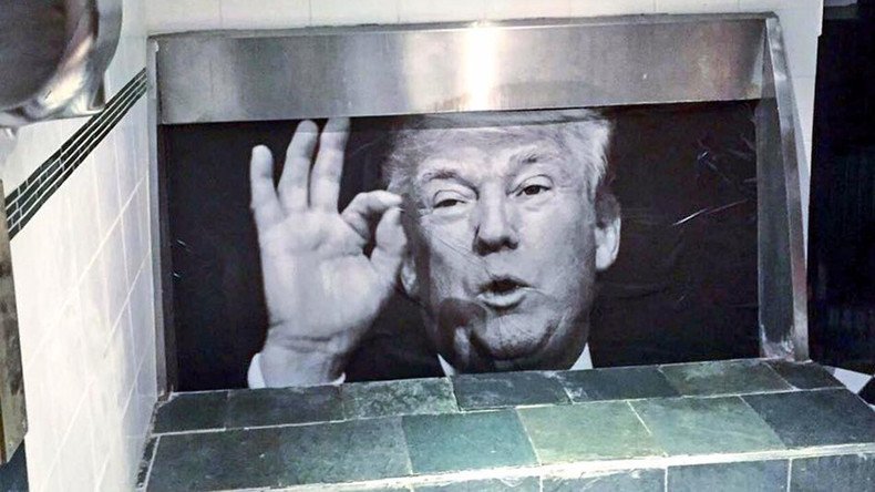 A Donald Trump urinal has Dublin lining up to take aim