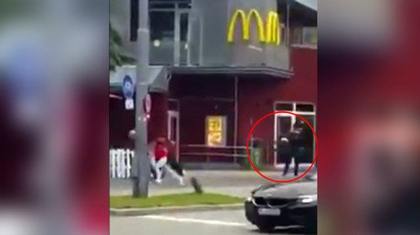 Shocking moments as Munich gunman opens fire on crowd caught on video