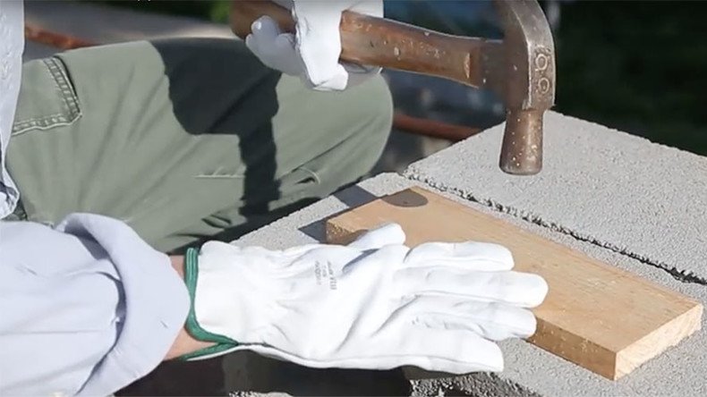 Hard as nails: Safety gloves withstand tough test (VIDEO)
