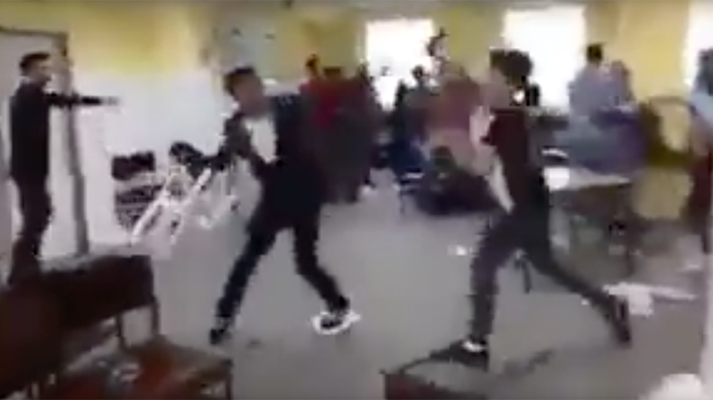 Migrants beat each other with chairs in German refugee center brawl (VIDEO) 