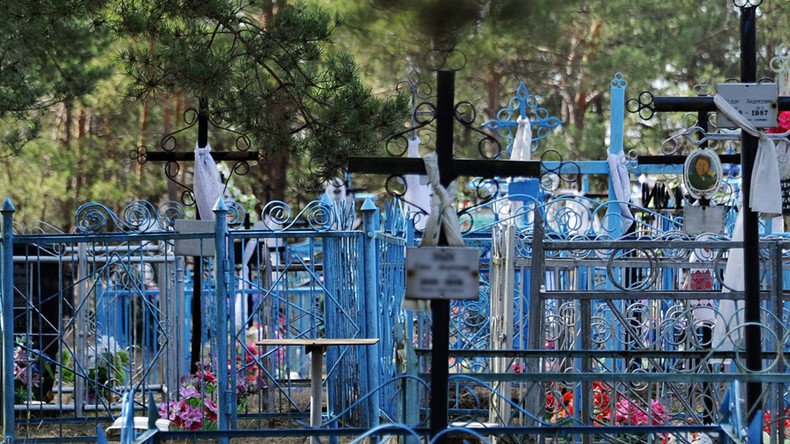 Highway to hell: Bridge built of gravestones shocks Russian village