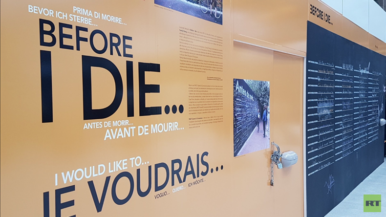 ‘We inevitably think of terrorist attacks’: French react to ‘Before I Die’ wall at Paris station