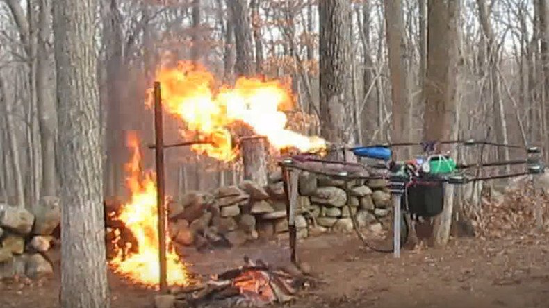Teenager who rigged flame-throwing drone appears in court to fight expulsion