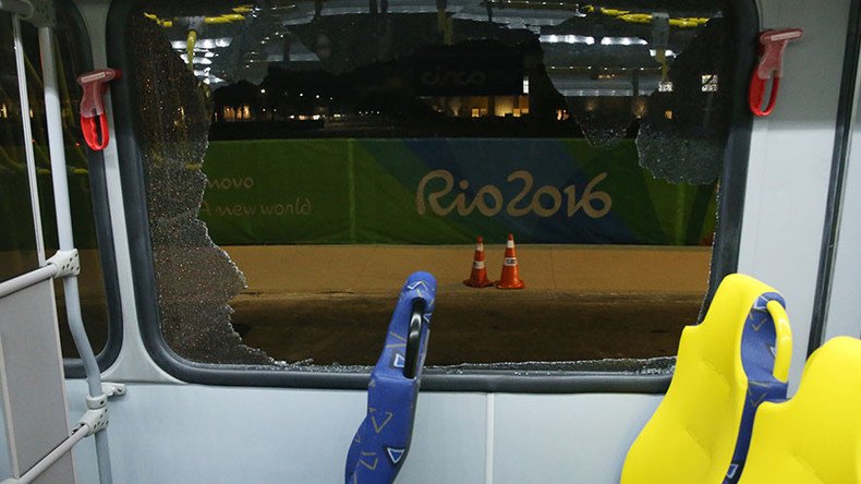 ‘We were shot at’: Olympic media bus reportedly fired on in Rio, 2 people injured 