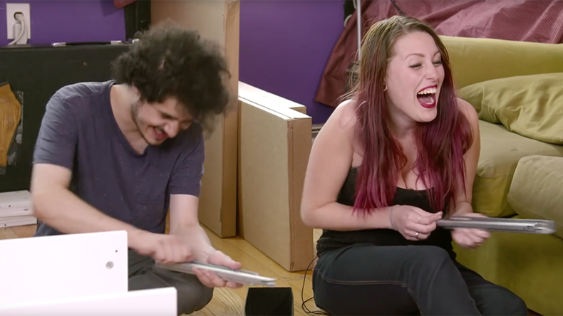 Hikea: Couple take acid, try to assemble flatpack furniture (TRIPPY VIDEO)
