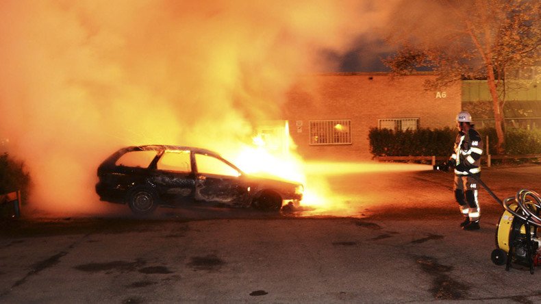 16 cars torched overnight in Malmo, Swedish police puzzled for motive 