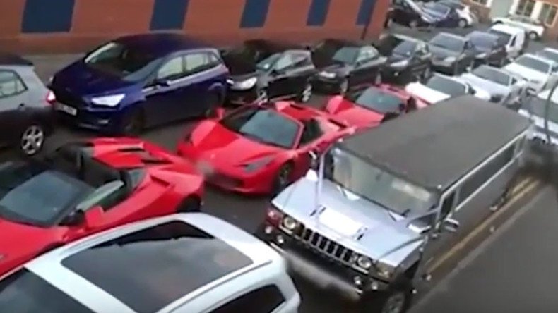 One-million-dollar jam: Lamborghinis bring traffic to a standstill in Birmingham
