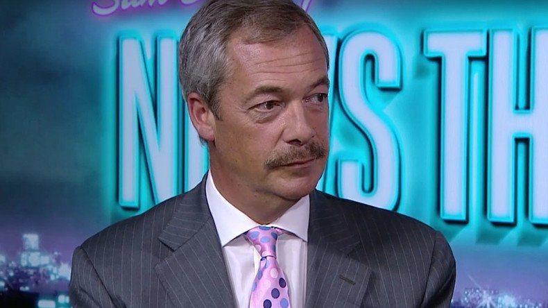 Nigel's new 'tache: The internet's reaction to Farage's facial feature, in 5 gifs (VIDEO)