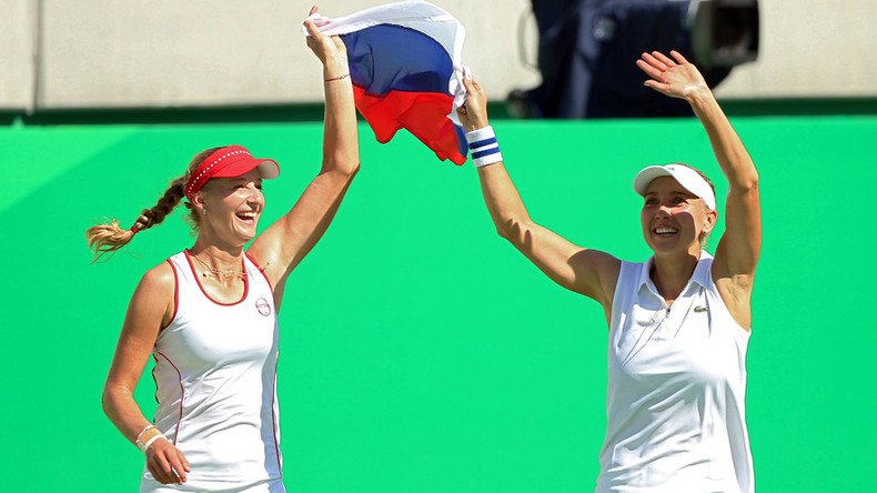 Russian women claim tennis doubles gold at Rio Games